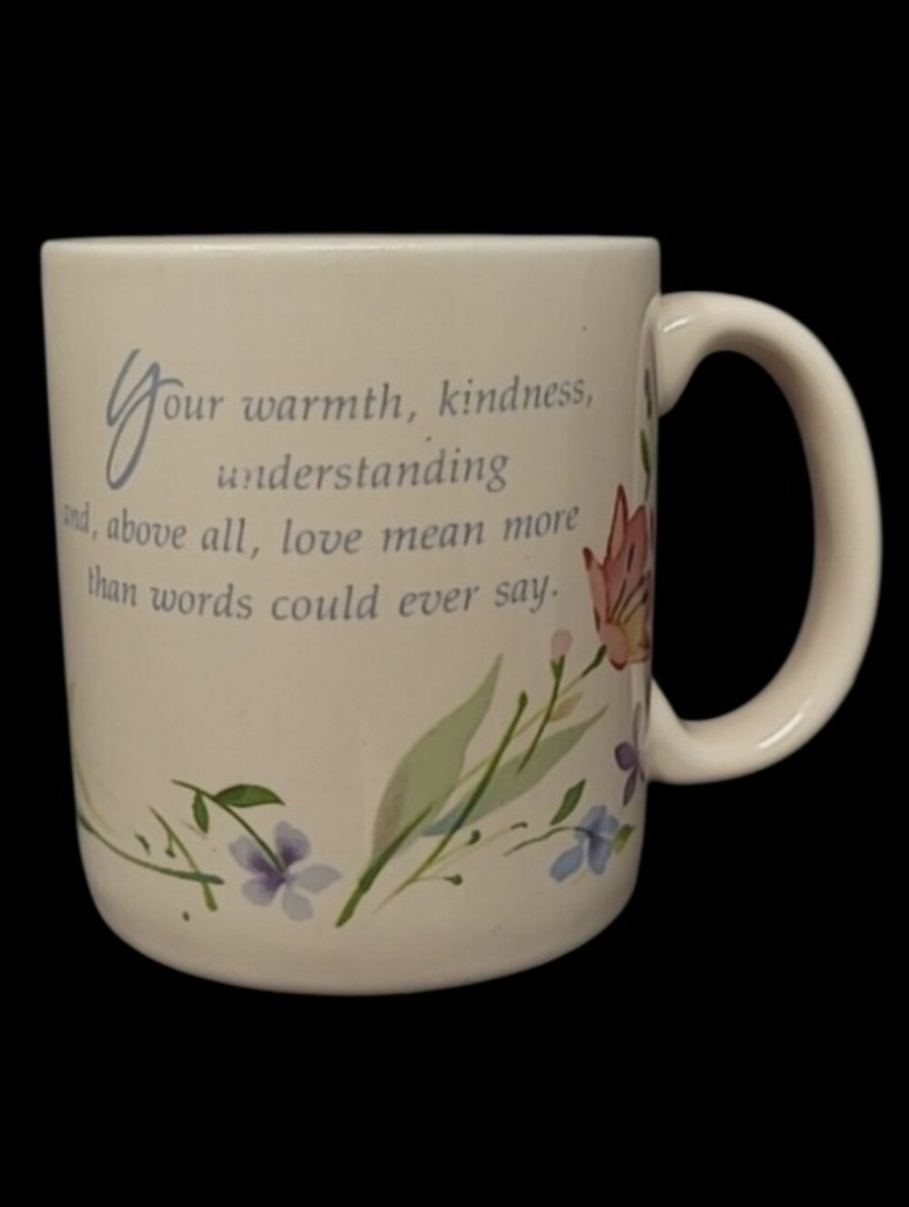 AMERICAN GREETINGS DESIGNERS COLLECTION STONEWARE "MOM" MUG
